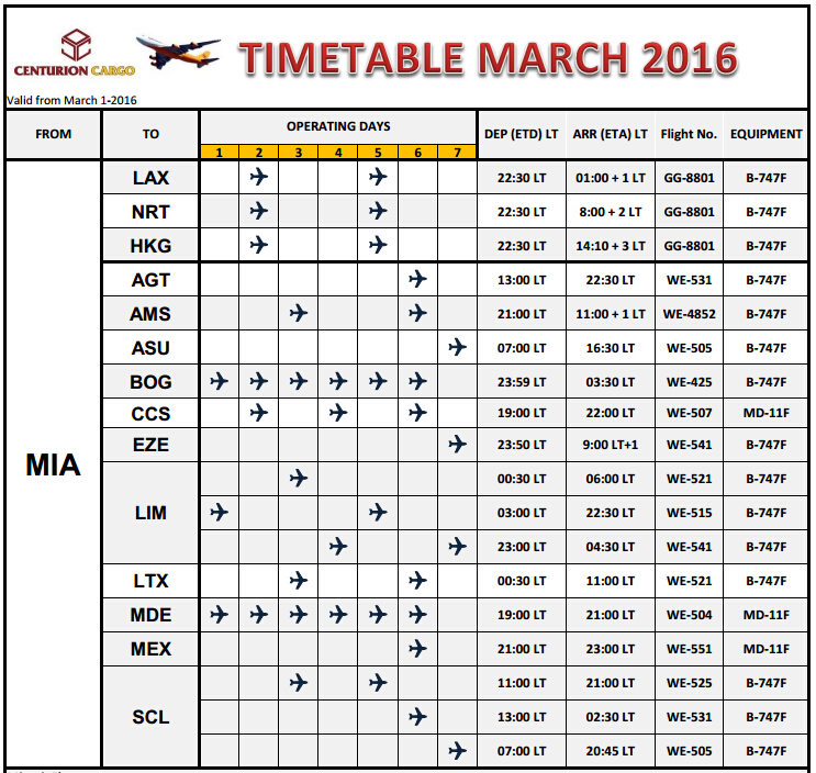 WE航班时刻表，深圳大智通国际货运代理有限公司